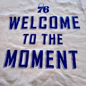 Philadelphia 76ers “welcome to the moment” playoff shirt
